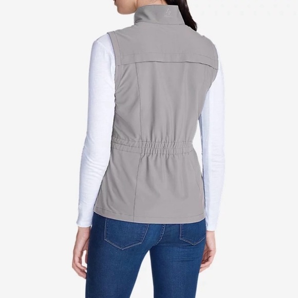 Eddie Bauer Beige Utility Vest - Picture 8 of 12